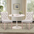 3 Piece Round Dining Table and Chairs Set for 2