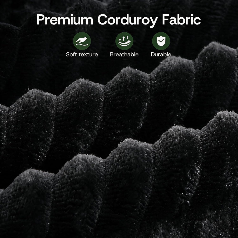 Folding Sofa Bed Convertible 4 in 1 Sleeper Chair Black Twin