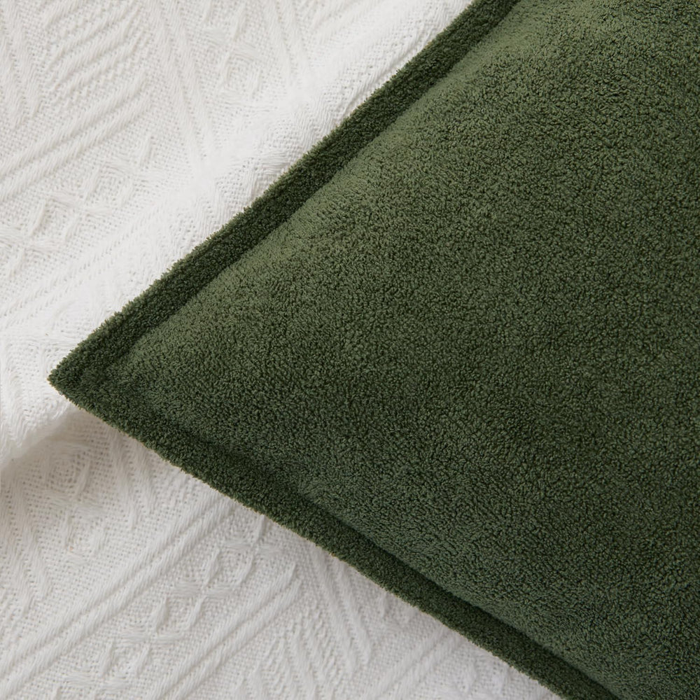 Kevin Textile Soft Waterproof Pillow Covers 26x26 Inch 2 Pack, Moss Green