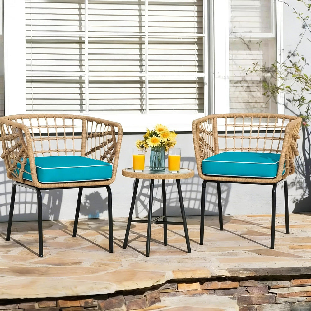 2 Pack Outdoor Chair Cushion 20" X 20" X 4", Waterproof Outdoo...