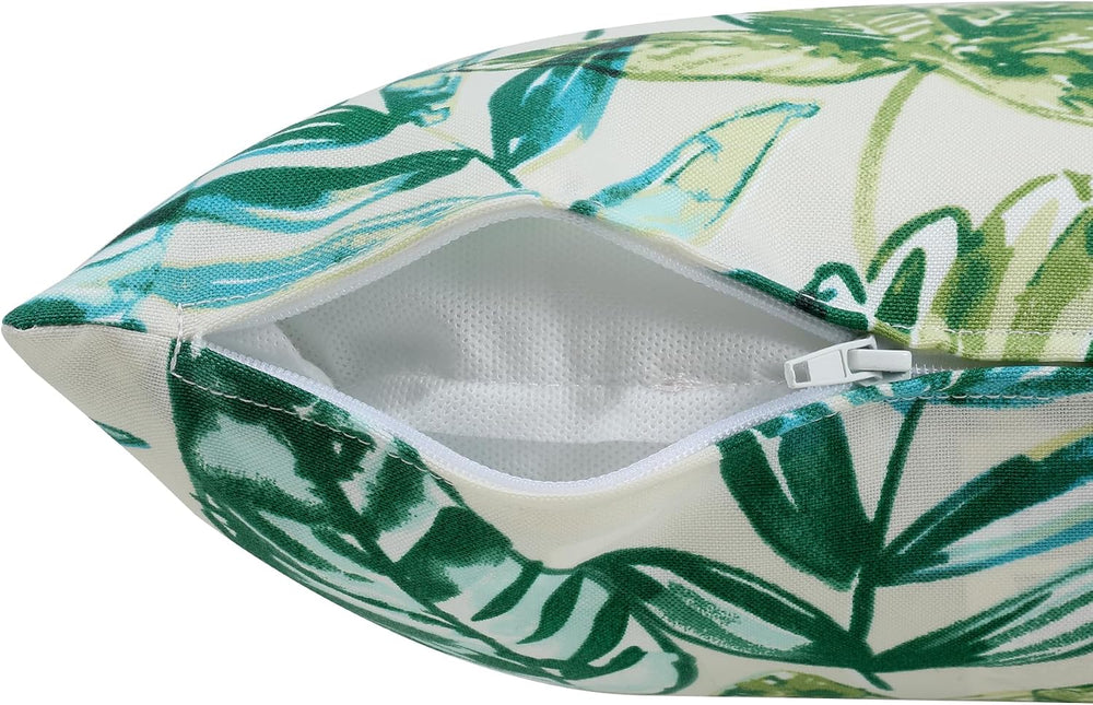 FUNHOME Water Resistant Outdoor Throw Pillows for Patio Furniture,18x18 Inch ...