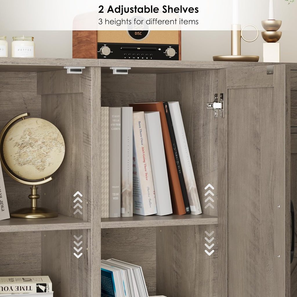 BOTLOG 71” Large Sideboard Buffet Cabinet with Storage