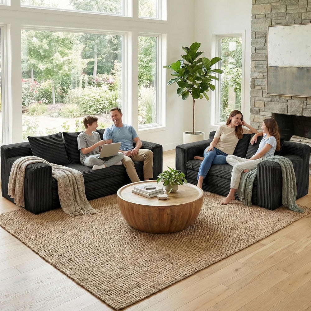 Boneless Couch,Boneless Loveseat Sleeper Sofa Bed – 3-in-1 Convertible Couch ...