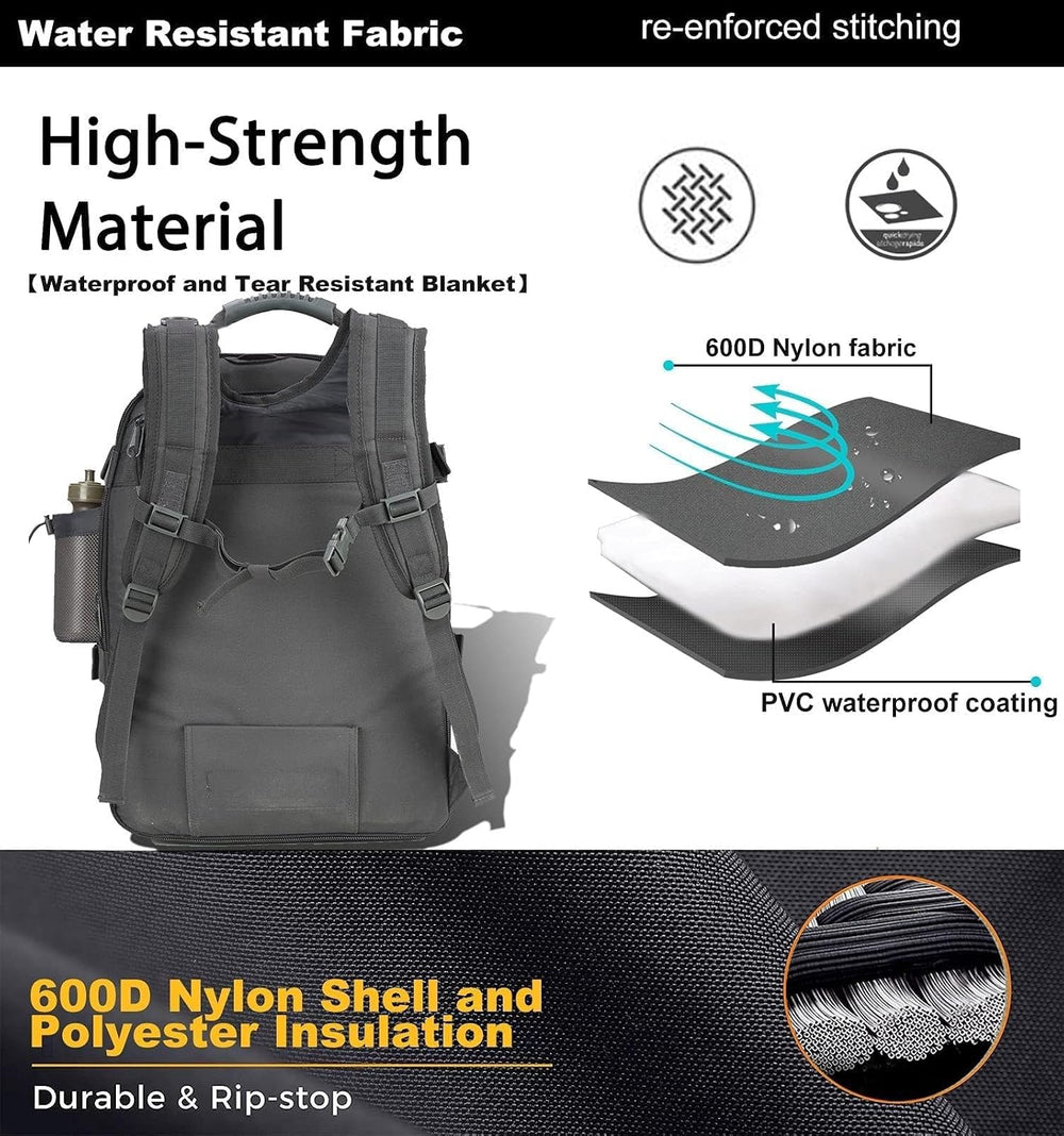 Tactical Backpack for Men Military Large 3 Day Bug Out Bag Hiking Daypack