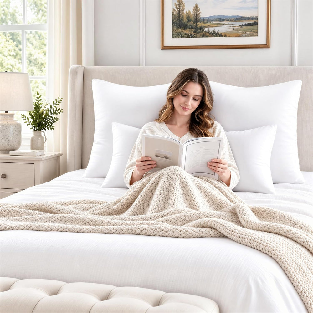 MIULEE 16x36 Pillow Insert, Premium Throw Pillow with Virgin Fiber Filling