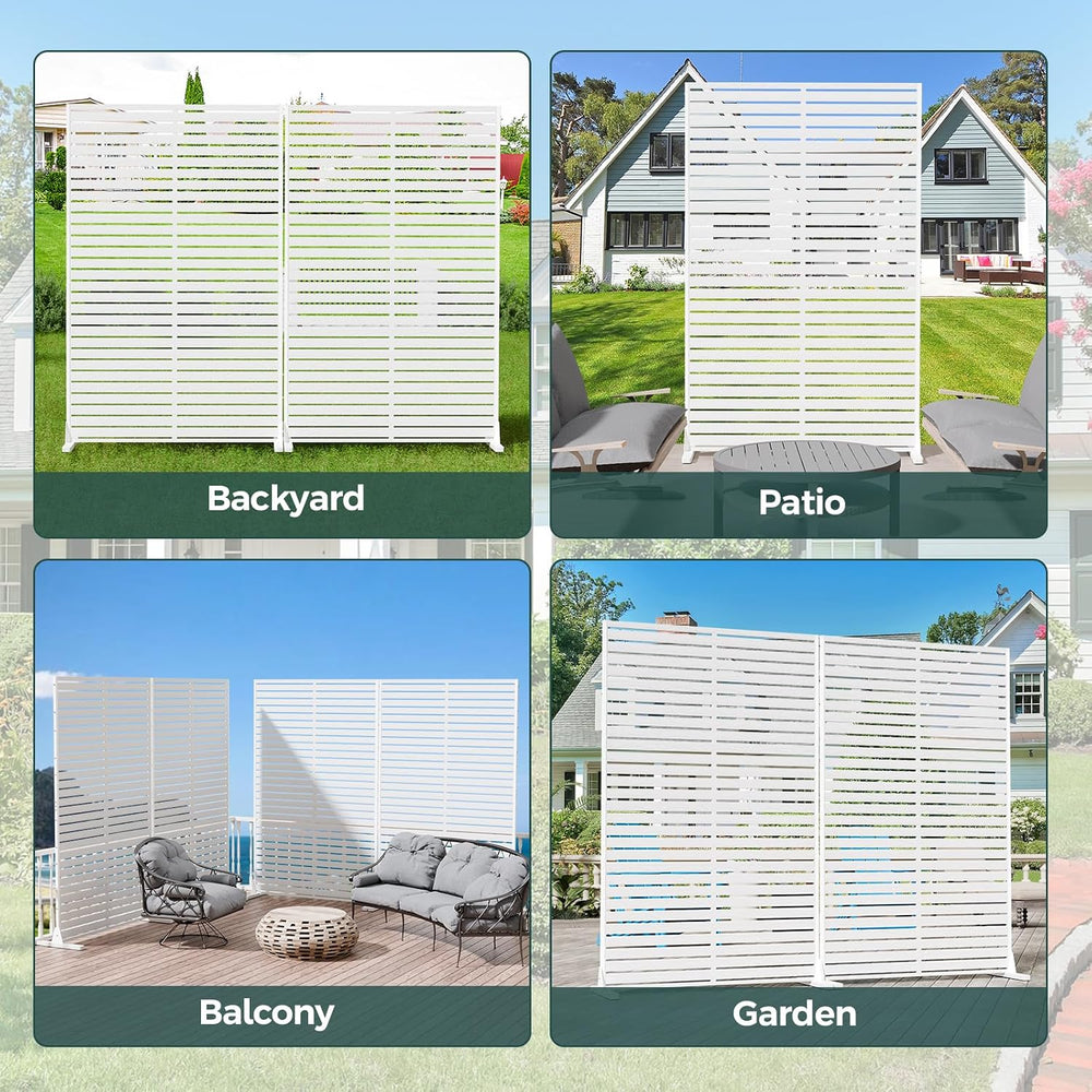 72" Privacy Screen Outdoor Privacy Fence Panel for Patio