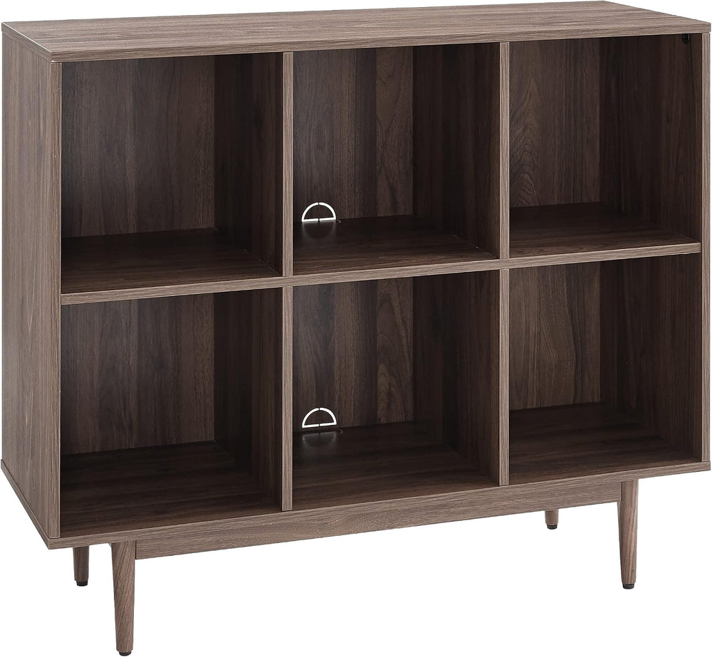 Crosley Furniture Liam 6-Cube Record Storage Bookcase