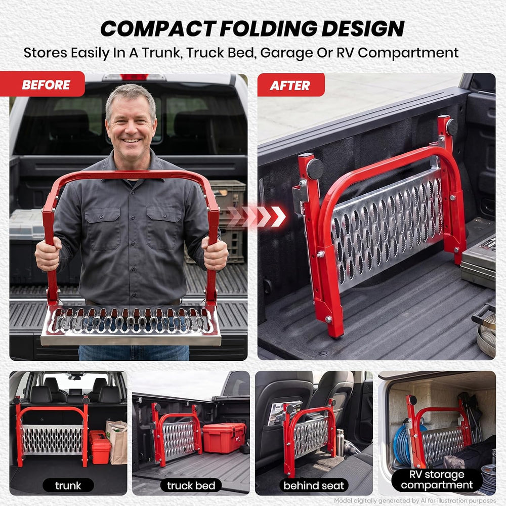Sakerplus Upgrated Heavy Duty Folding Tire Step