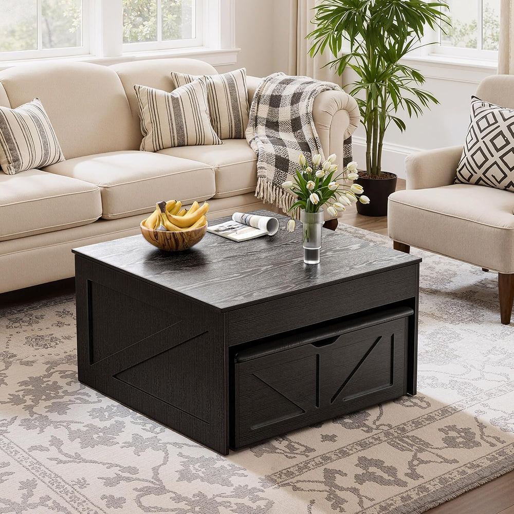 31.5" Lift Top Coffee Table with Storage