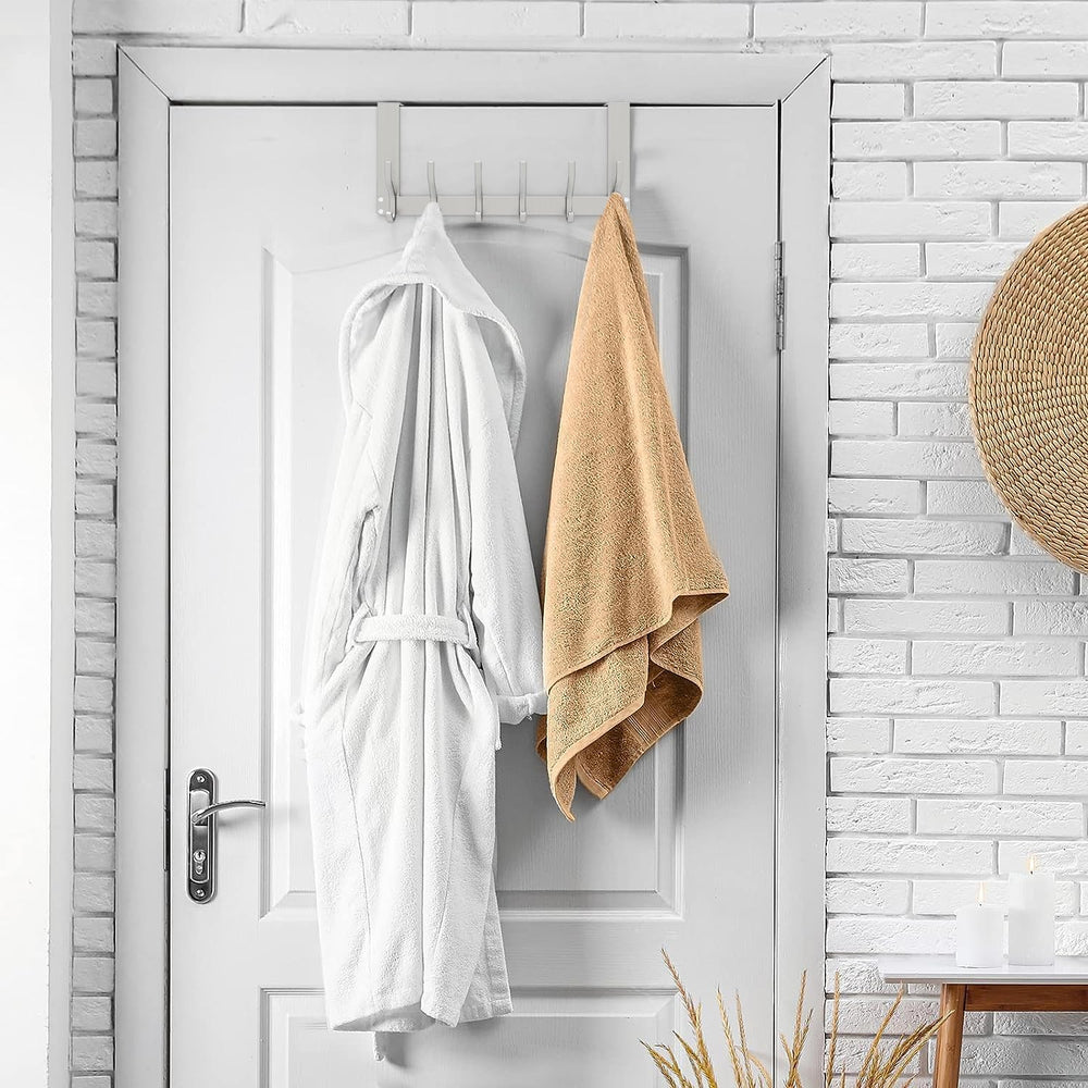 Uross (2 Pack Foldable Over The Door Hooks, Heavy Duty Over Door Hanger, Behi...