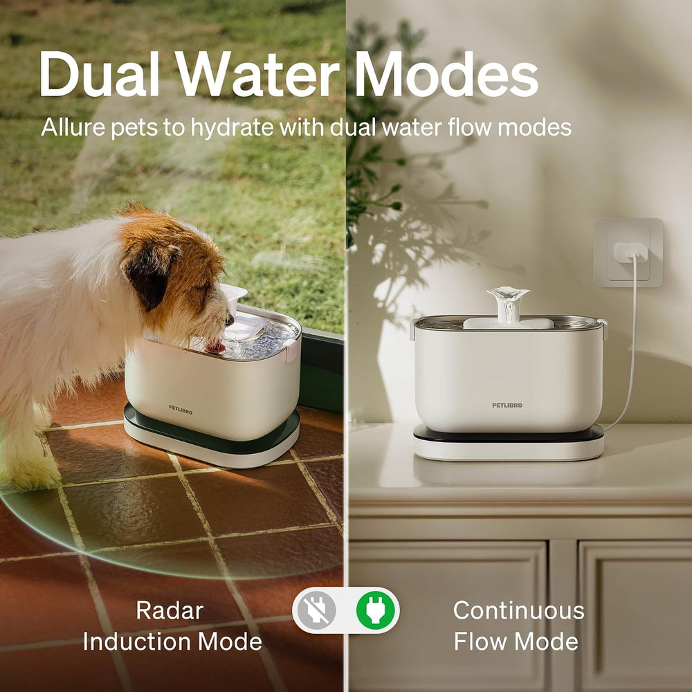 PETLIBRO Cat Water Fountain, Cordless Pet Water Fountain Battery Operated, 2....