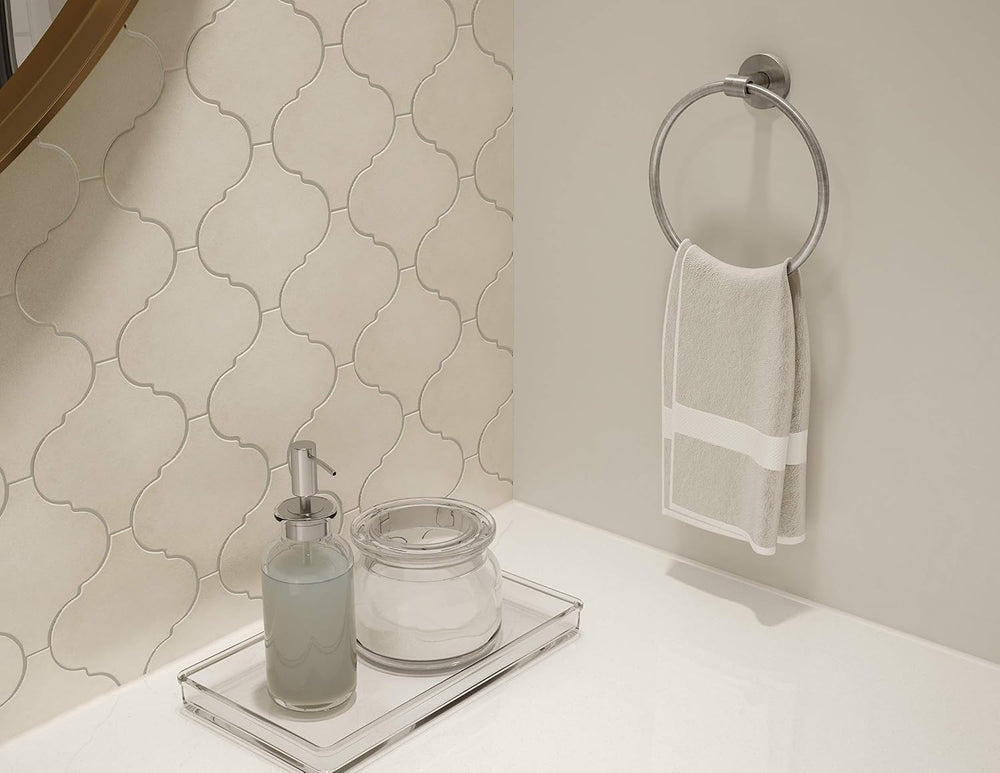 Symmons 673TR-STN Identity Wall-Mounted Towel Ring in Satin Nickel