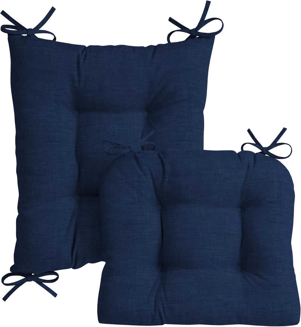 Arden Outdoor Rocking Chair Cushion, 20x18, Sapphire Blue