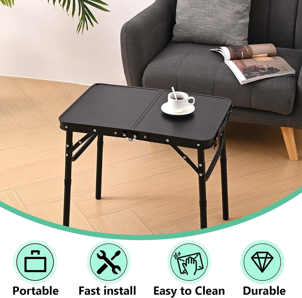YihuiKo Folding TV Tray, Lightweight Portable Small Folding Table