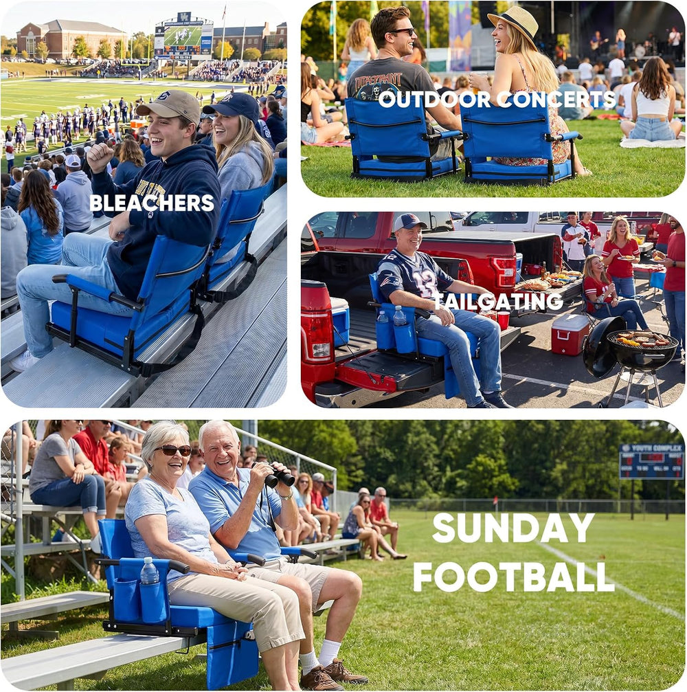 Sekey Stadium Seats with Back Support & Armrests