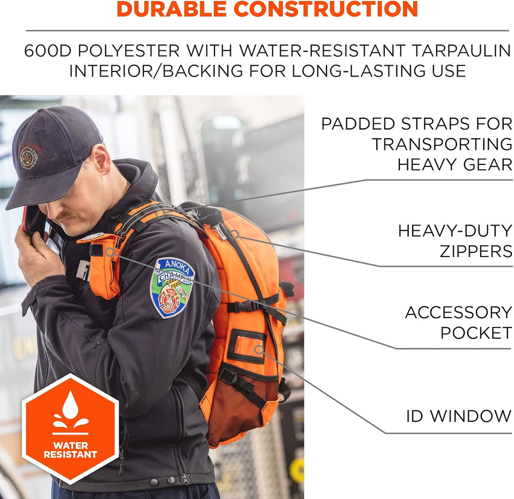 17-1/2" Backpack Trauma Bag, Orange