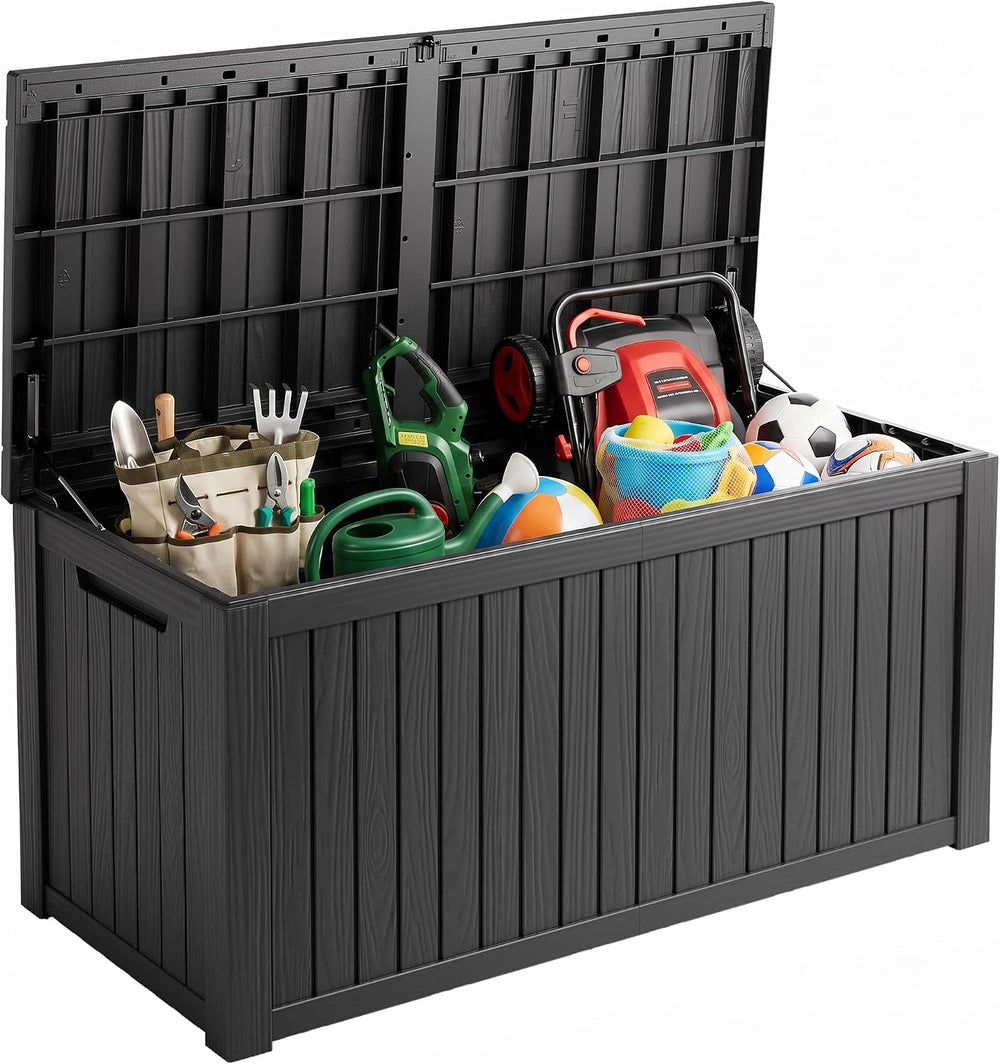 Outdoor Storage Box,200 Gallon Waterproof Deck Box [Upgraded 3.0]