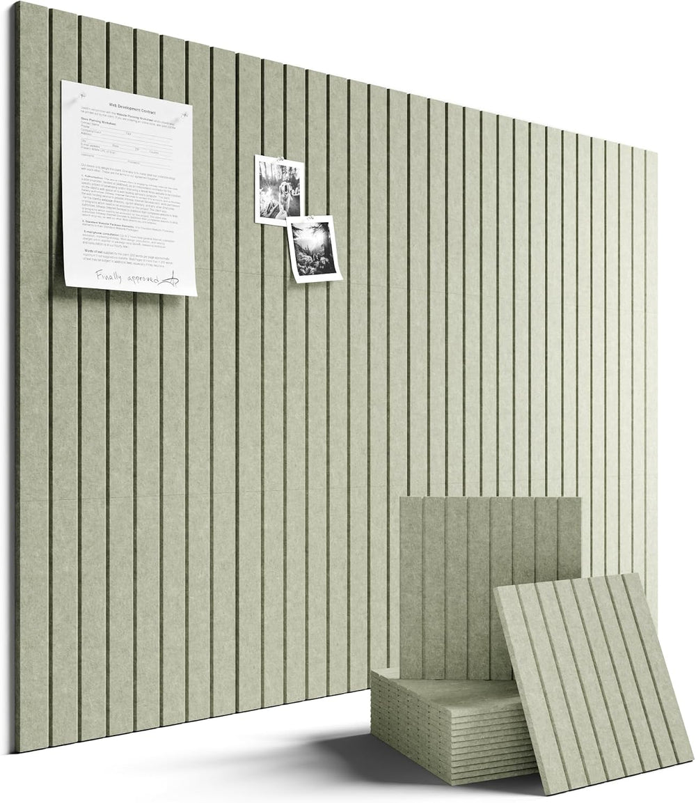 Fluxynara Felt Bulletin Board & Cork Board Alternative 48'' x 36&...