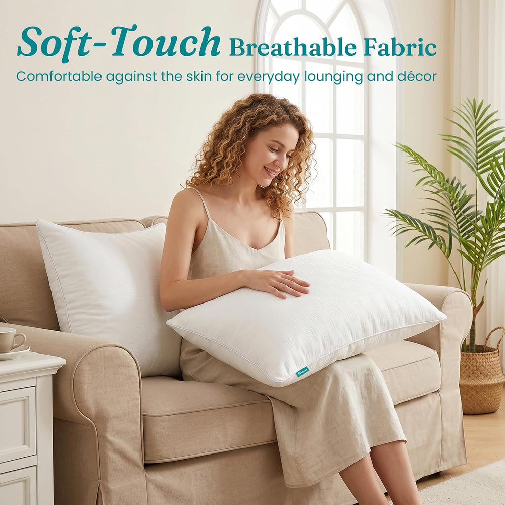Oubonun Throw Pillow Inserts 20x20 Set of 4, Decorative Throw Pillows