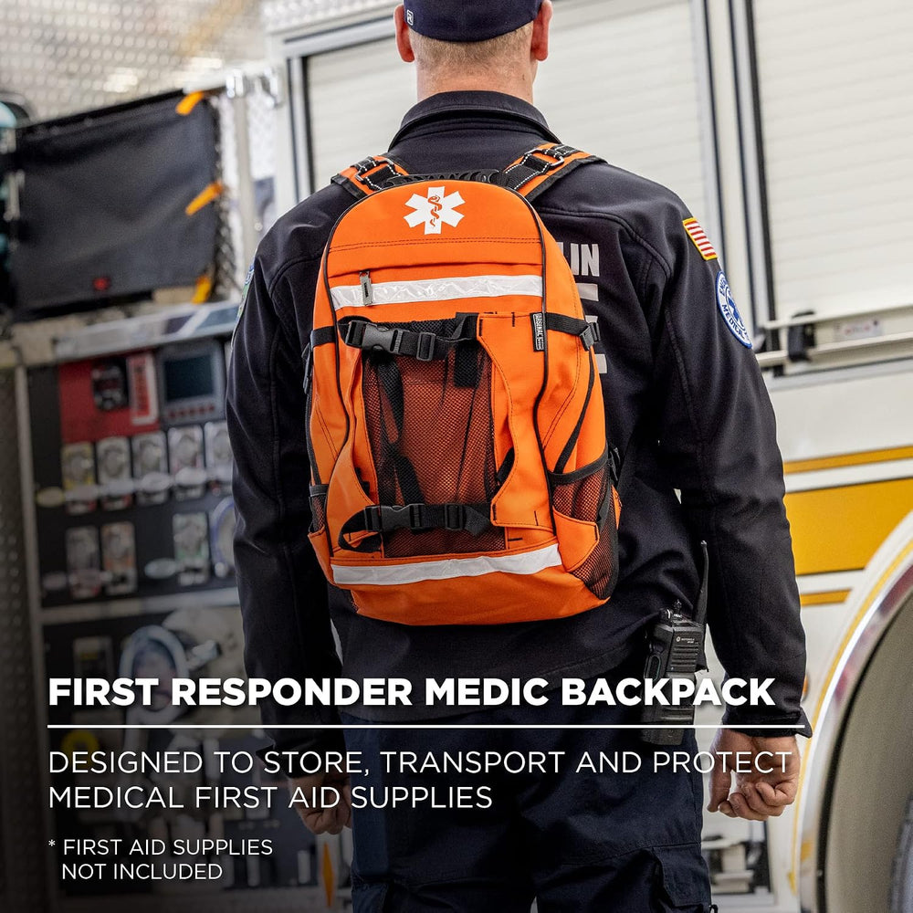 17-1/2" Backpack Trauma Bag, Orange