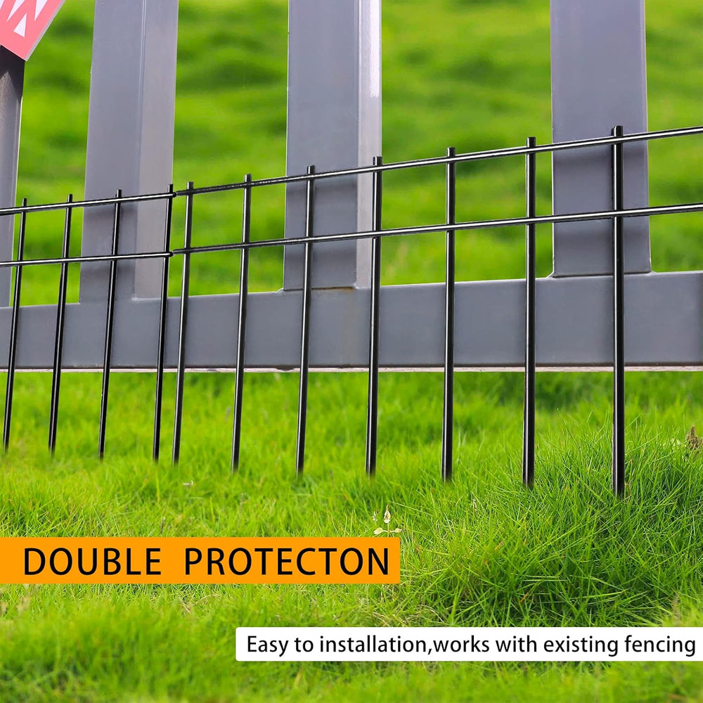Adavin Small/Medium Animal Barrier Fence 25 Pack 20 in(L)X 10 in(H) Undergrou...