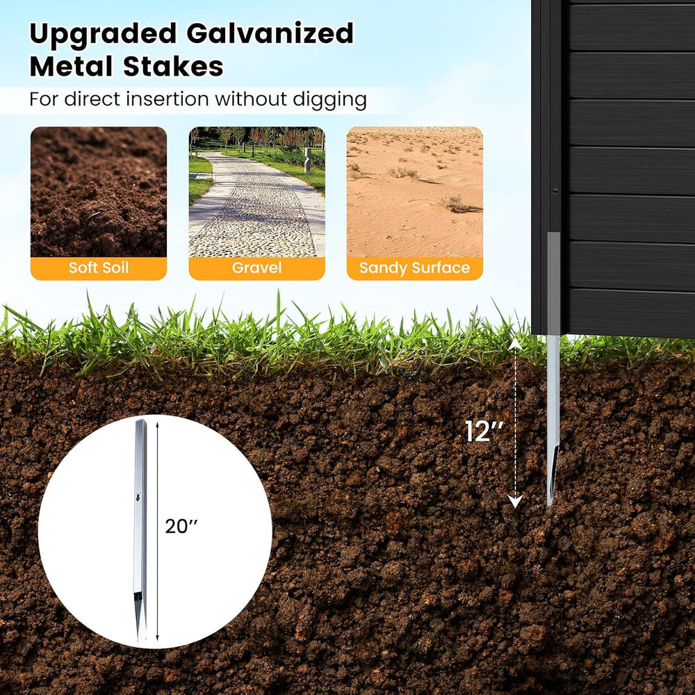 GIANTEX 48''H x 48''W Air Conditioner Fence Privacy Screen 2 ...