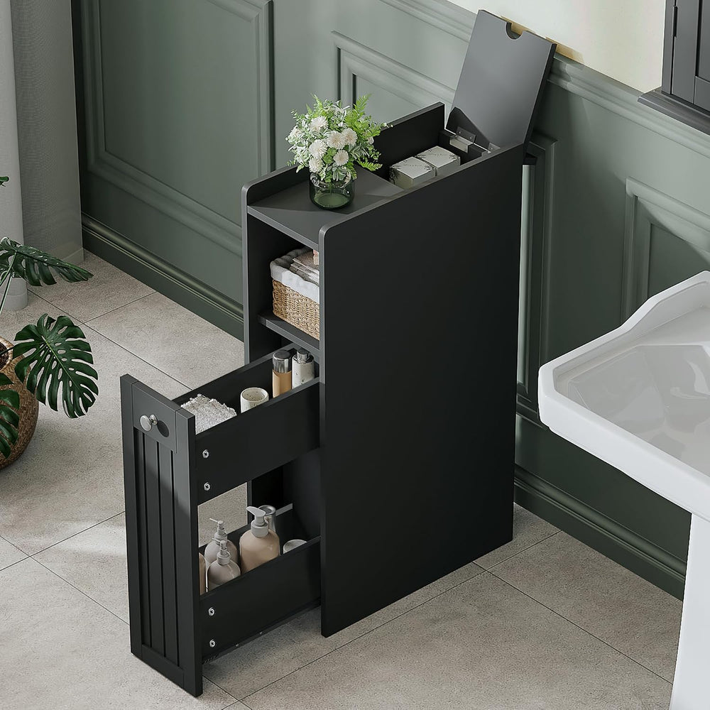 ChooChoo Slim Bathroom Storage Cabinet with Slide Out Drawers