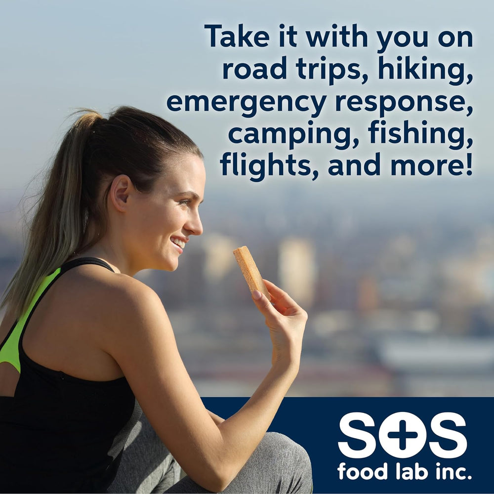 SOS Food Lab Millennium Emergency Food Bars — 9 Bars, 9 Assorted Flavors | 3,...