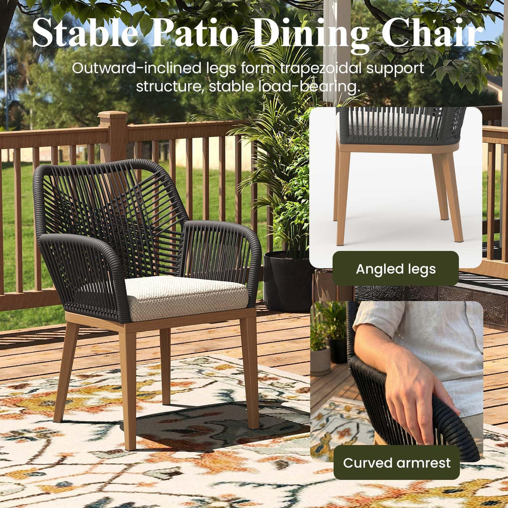LayinSun Outdoor Dining Set for 12, 14 Pieces Patio Furniture Sets with Alumi...