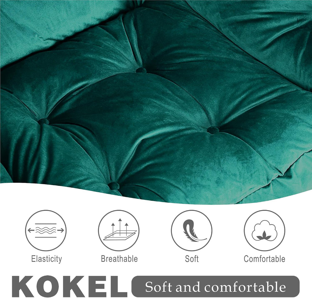 Kokel Lazy Chair with Folding Ottoman,Living Room Chairs, Accent Contemporary...