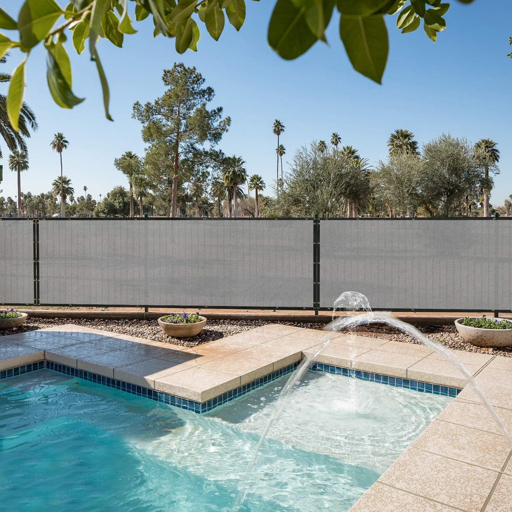 E&K Sunrise 6' x 50' Privacy Fence Screen with Grommets, Outdoor ...