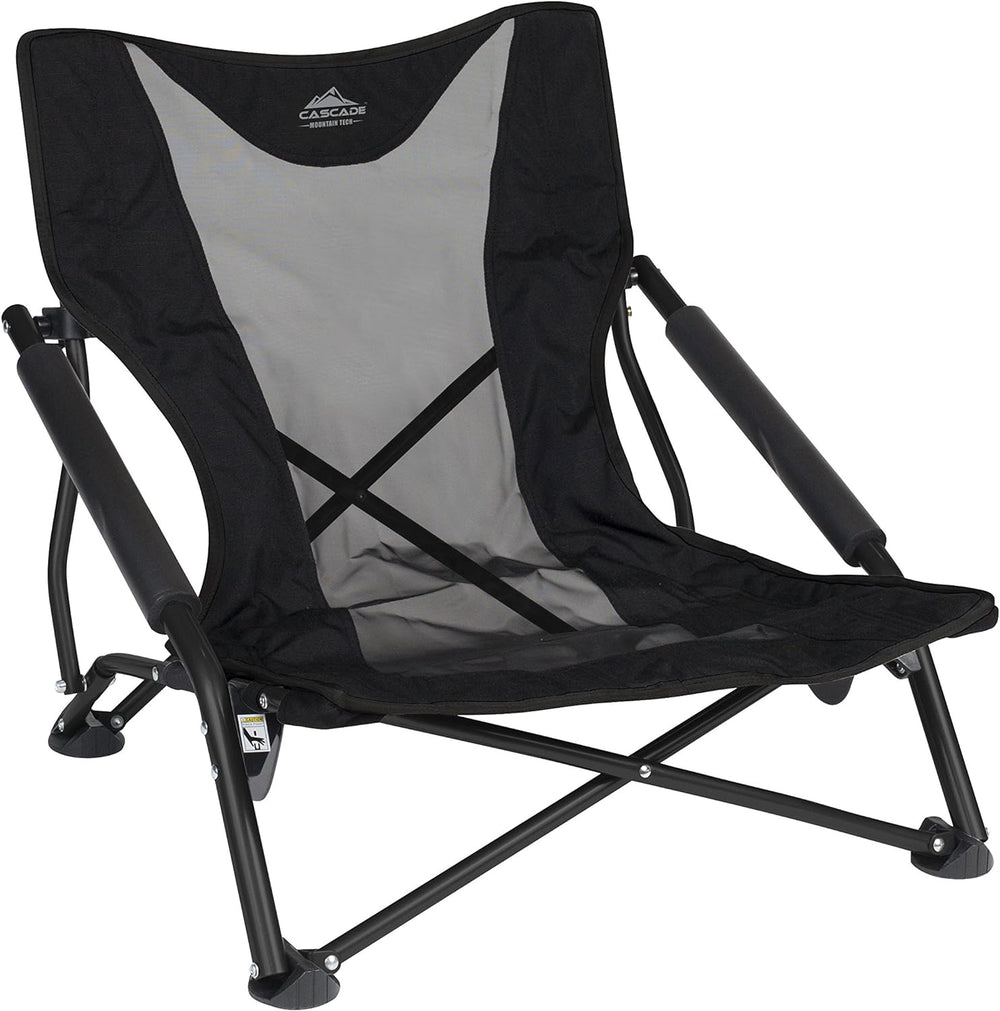 Cascade Mountain Tech Folding Camp Chair for Camping, Beach, Picnic, Barbqeue...