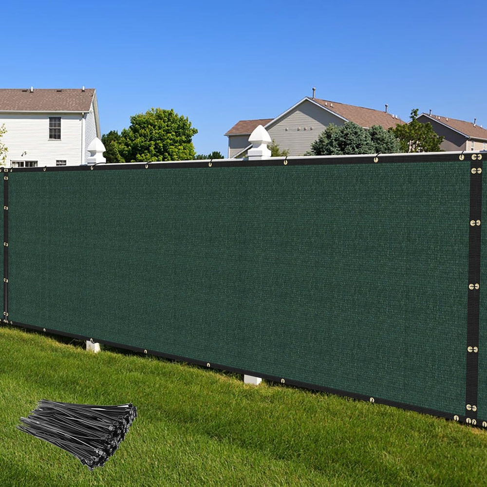 Privacy Fence Screen 5' x 50' Fencing Cover Heavy Duty Mesh Windscree...