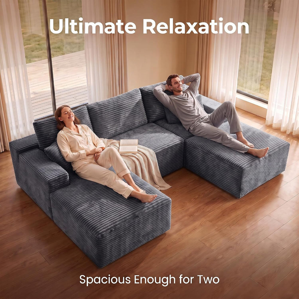 Boneless Couch Modular Sectional Sofa Cloud Couch