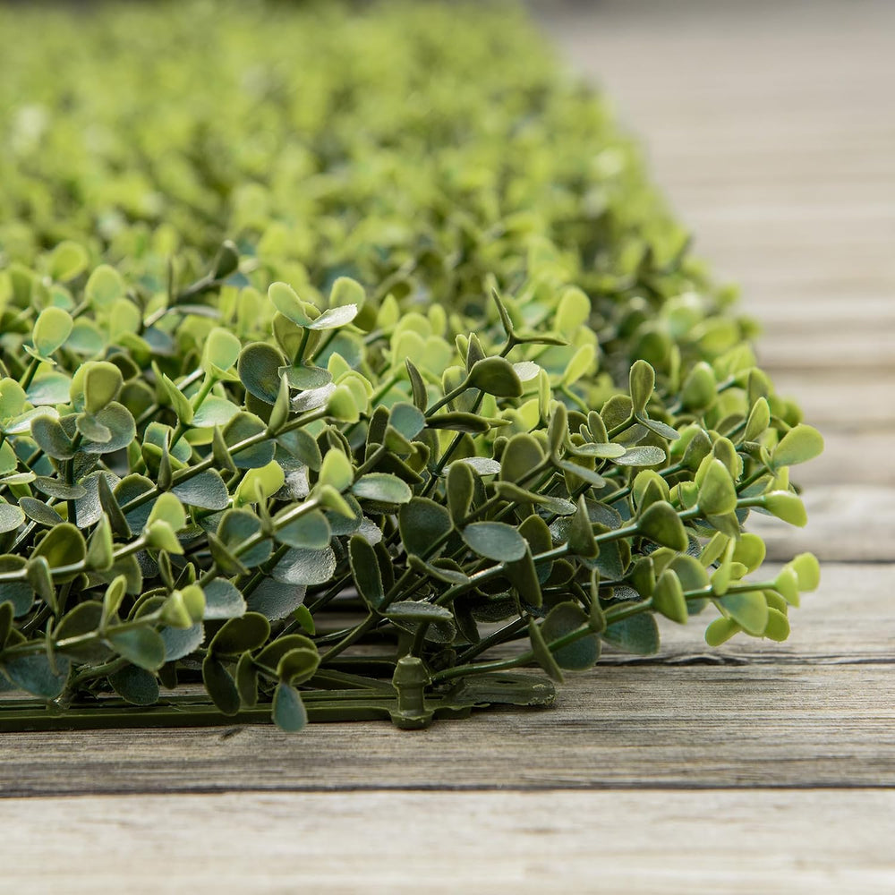 Outsunny 12PCs Grass Wall Panels, 20" x 20" Artificial Grass Wall D...