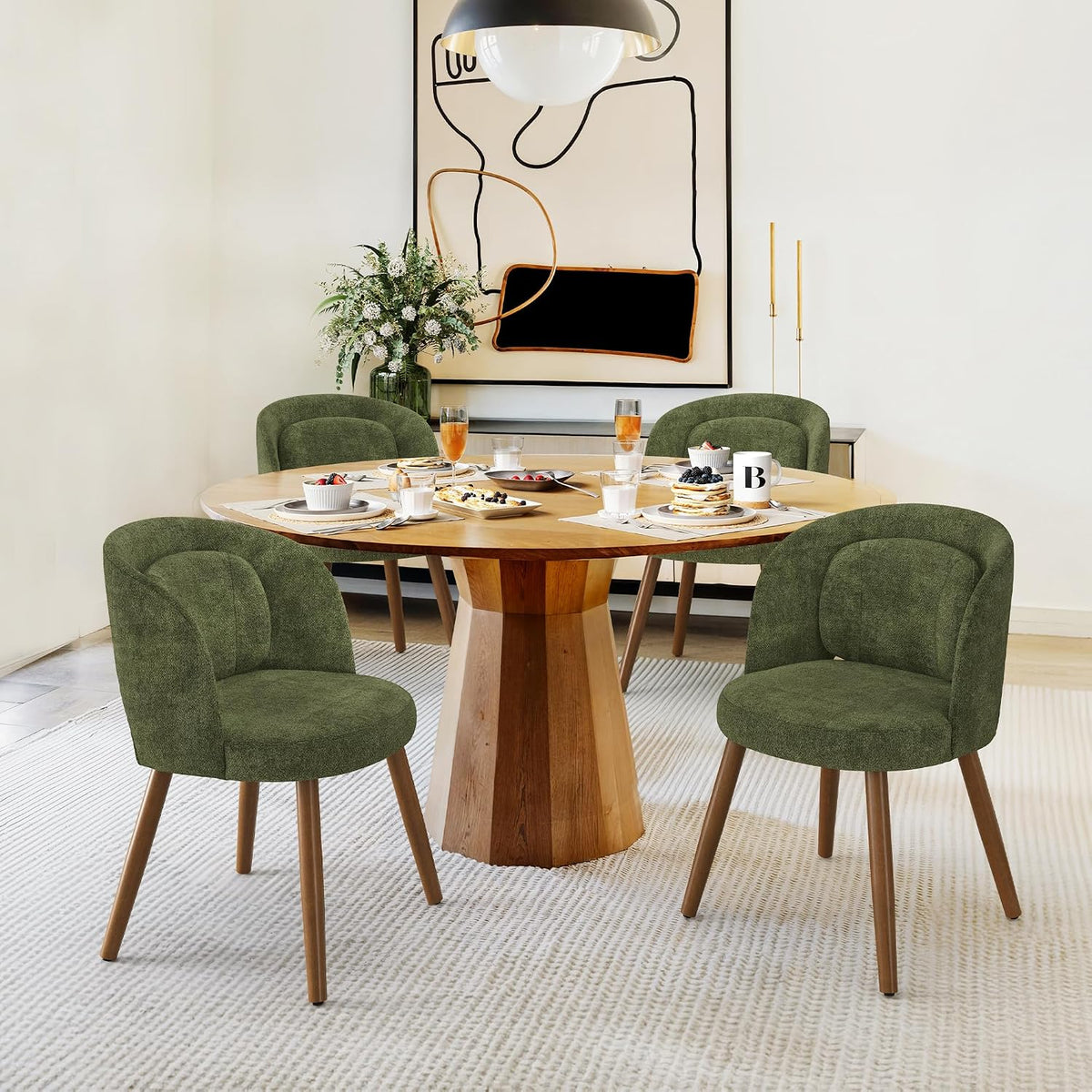 lue bona dining chairs set of 6 with, package contents