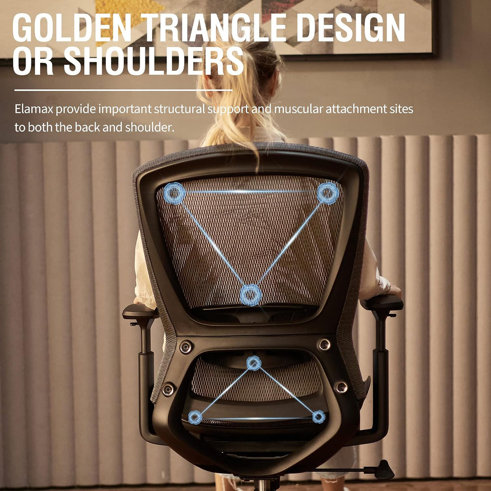 Ergonomic Mesh Office Chair,Comfy Computer Desk Chair - BIFMA 5.1 Certified C...