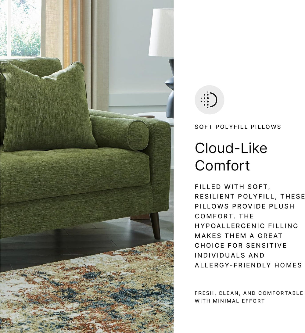 Signature Design by Ashley Bixler Mid-Century Modern Tufted Right-arm Facing ...