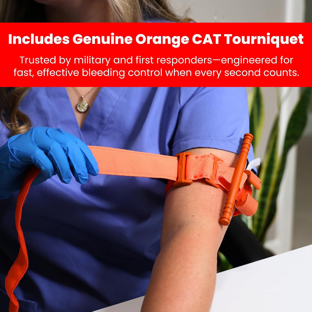 iThrive Medical - Stop The Bleed Trauma Kit - Bleeding Control Kit with CAT T...