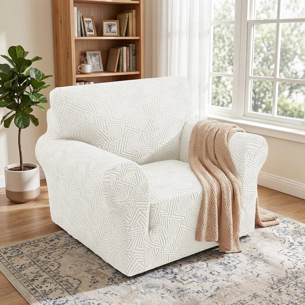 Stretch Couch Covers for Sofa, Fits Sofas 35"-45", Light Brown