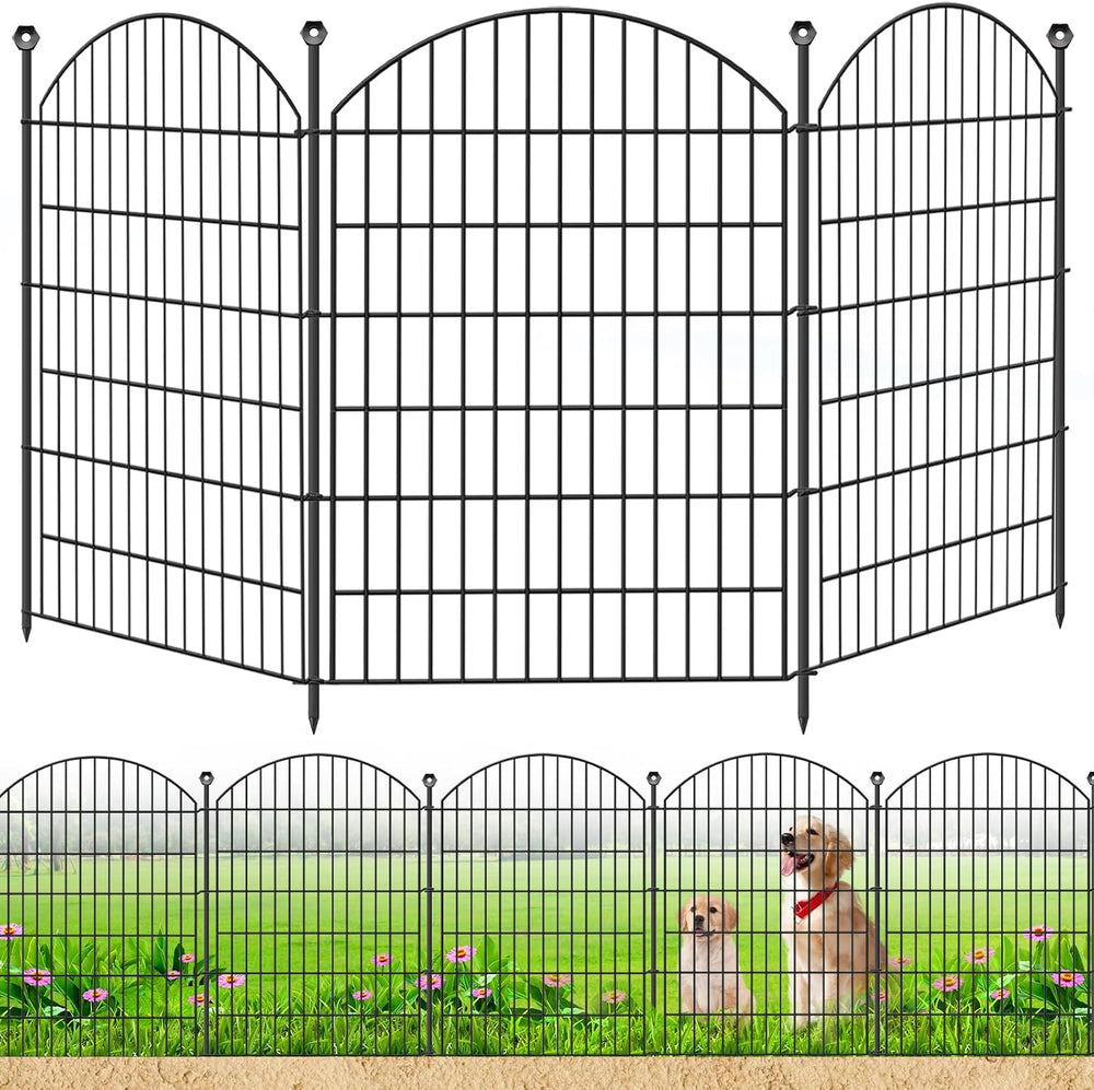 Decorative Garden Fence, 40in (H) x 24ft(L) No Dig Fence