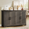 Memobarco 55" Fluted Sideboard Buffet Cabinet with Storage,Gray