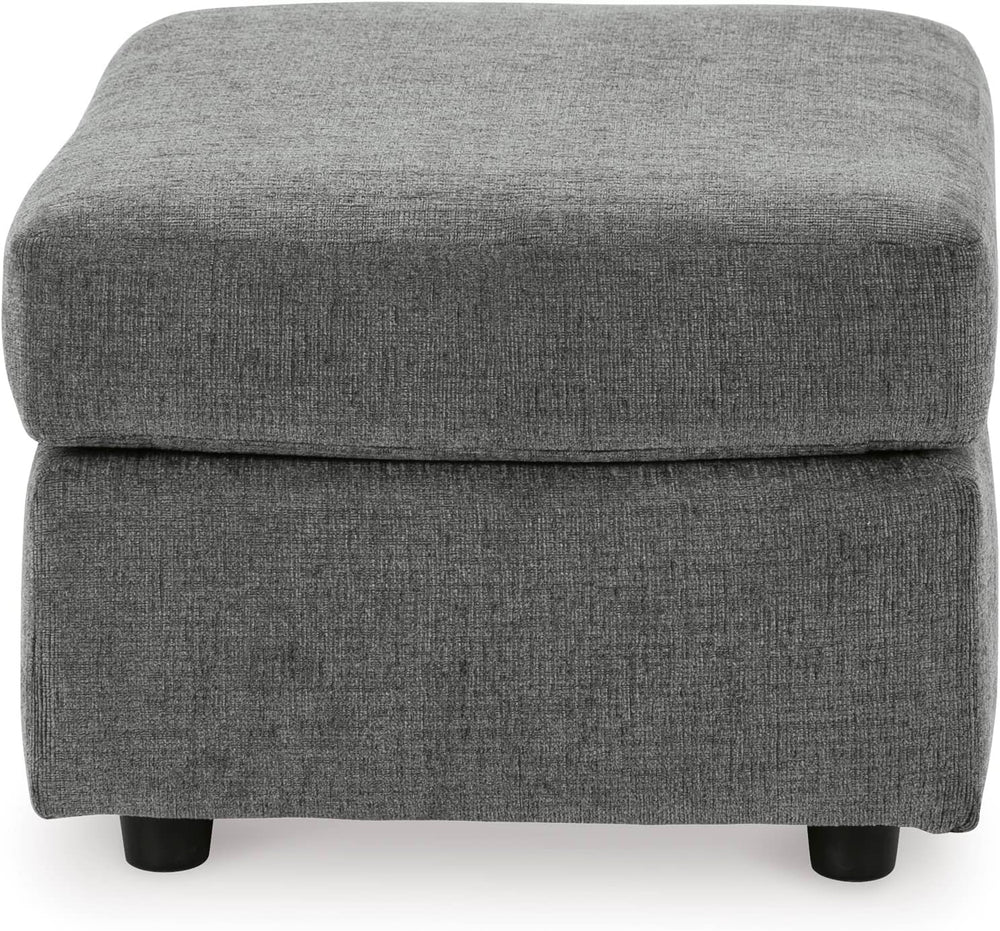 Signature Design by Ashley Stairatt Gray Rectangular Upholstered Ottoman