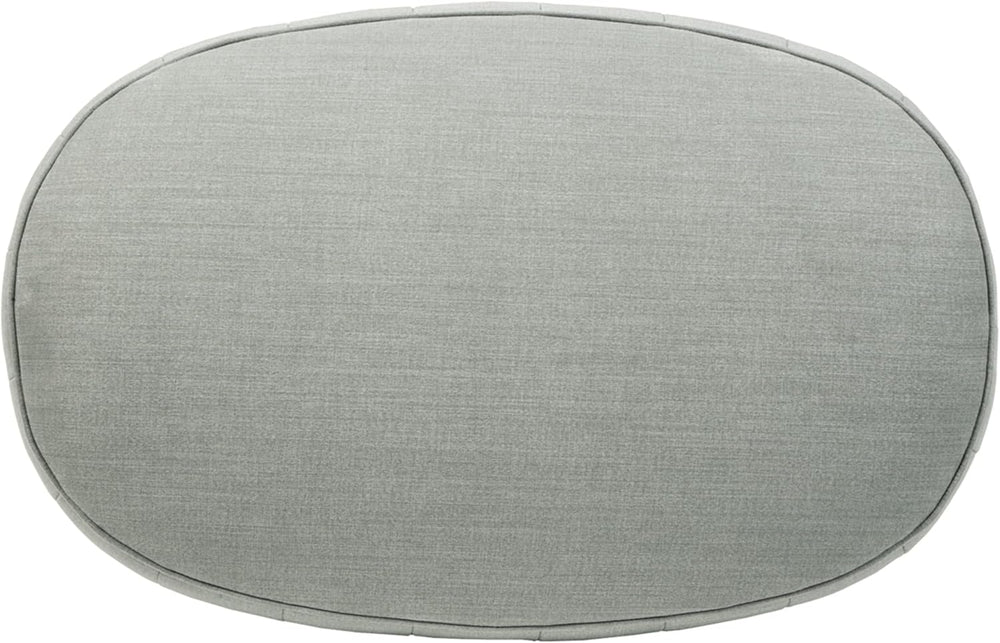 Signature Design by Ashley Hollyann Mid-Century Modern Oversized Ottoman, Gray