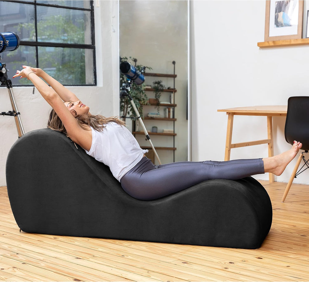 Avana Sleek Chaise Lounge for Yoga - Made in The USA - Great for Stretching, ...