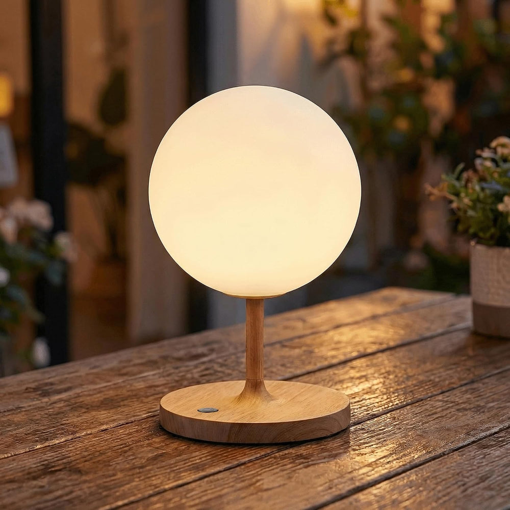 Glendora Cordless Table Lamp, 5000mAh Rechargeable Waterproof Desk Light