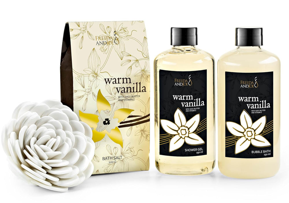 Bath & Body Gift Set for Men and Women Spa Kit with Shea Butter