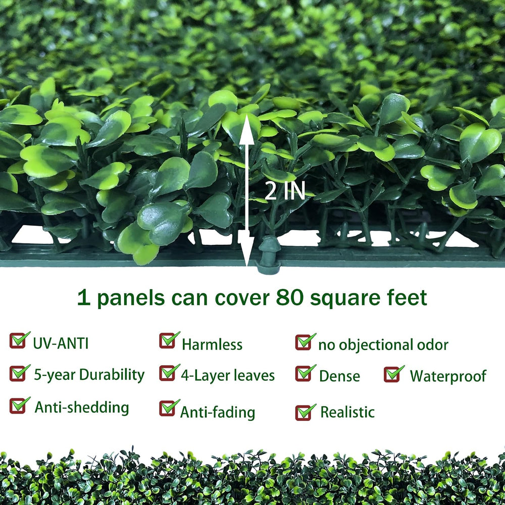 ODTORY Artificial Ivy Privacy Fence Wall Screen: 8FT X 10FT (80 sqft)