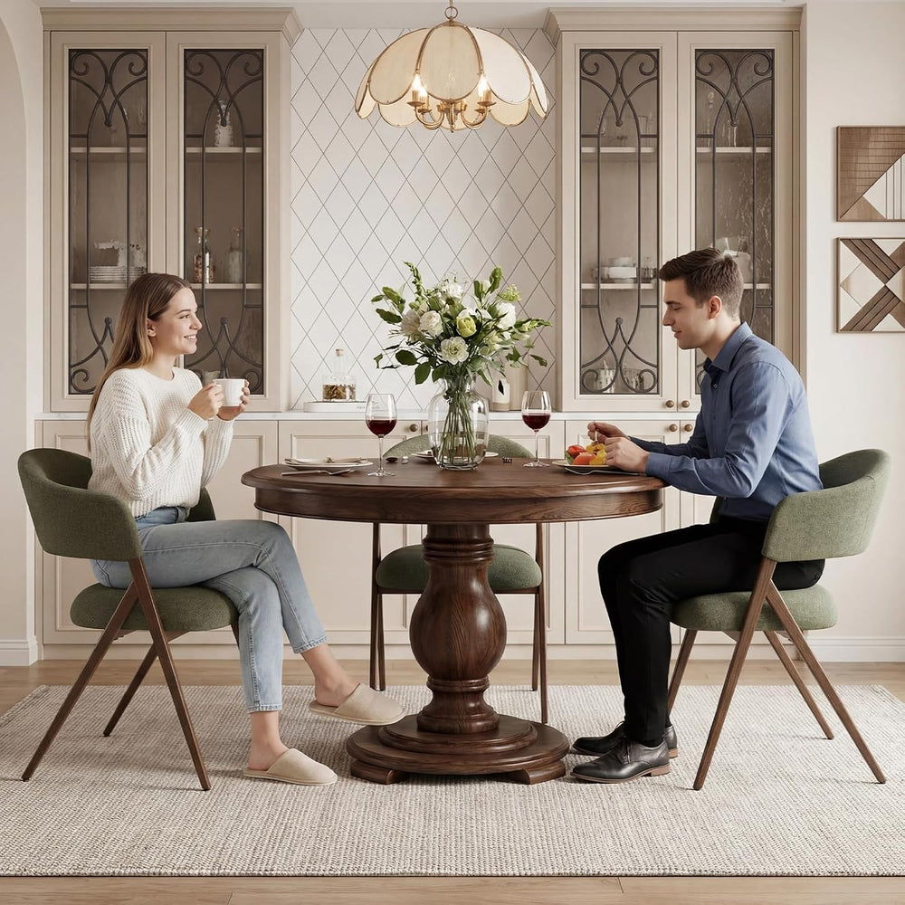 COLAMY Dining Chairs Set of 2, Mid Century Modern Dining Room Kitchen Dinner ...