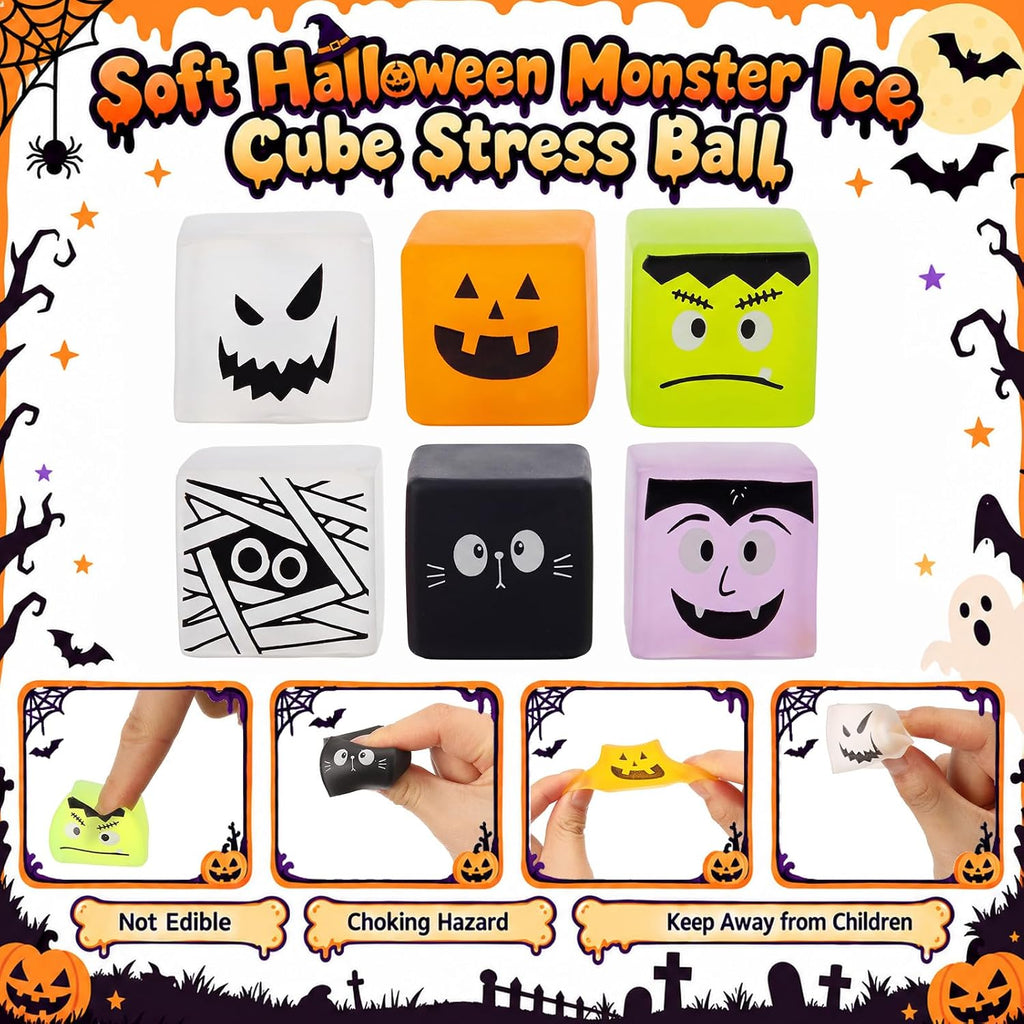 Thenshop 120 Pcs Halloween Ice Cube Balls Bulk Party Favors 6 Designs